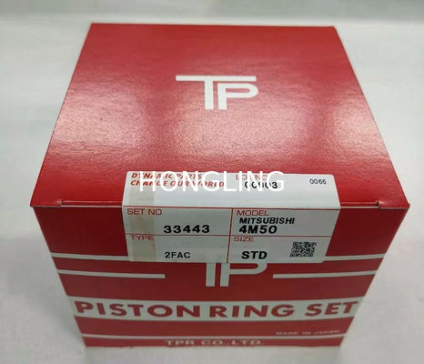 Mitsubishi 4M50 Piston Ring Japanese TP 33443 ME993913 ME995590 Cylinder Diameter 114MM