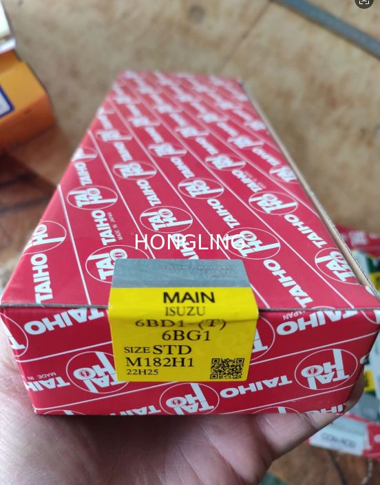 Isuzu 6BD1 Main Bearing M182H1 And Connecting Rod Bearing R169H1 TAIHO